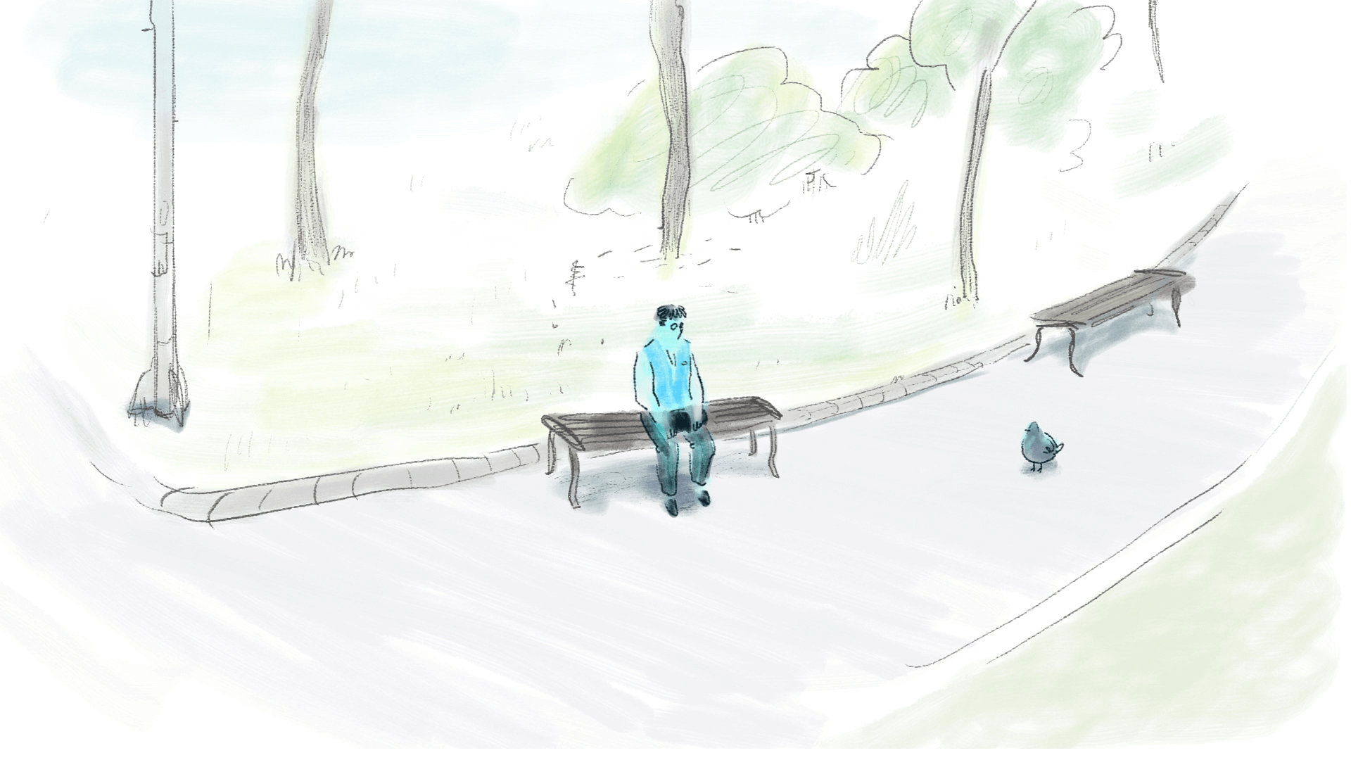 공원에서 만나요. / At the Park